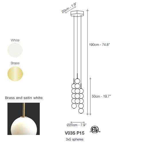 TERZANI Abacus Suspension Hanging