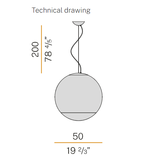 PANZERI  Smoke Φ50cm Hanging