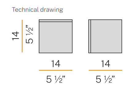 PANZERI  Kubik Φ11cm/14cm Wall