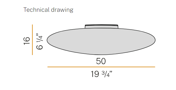 PANZERI  Disco 30cm\40cm\50cm Ceiling