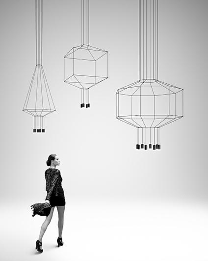 VIBIA  Wireflow  Octagonal Hanging