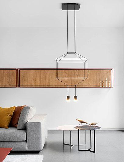 VIBIA  Wireflow  Octagonal Hanging
